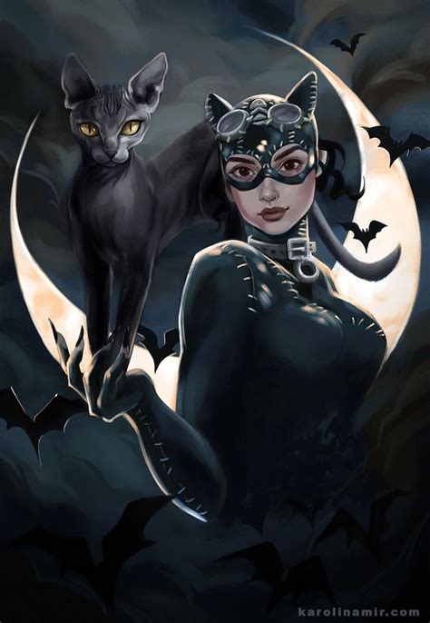 Artstation Catwoman Fanart Karolina Mircevska Costume Catwoman