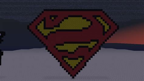 Superman Logo Minecraft Map