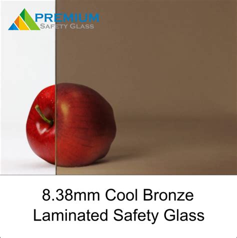 838mm Cool Bronze Laminated Safety Glass Premium Safety Glass