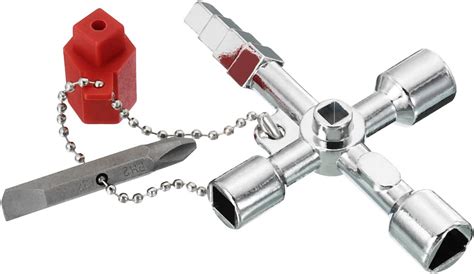 PATIKIL 4 Way Cross Key Bit Zinc Alloy Multi Functional Universal