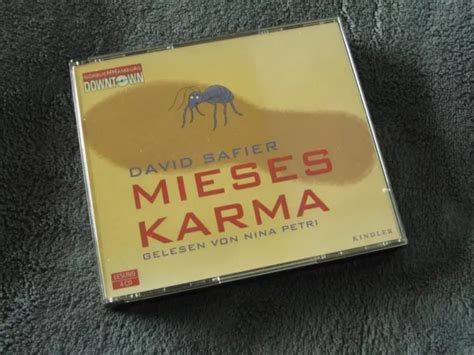 HÖRBUCH MIESES KARMA von David Safier gelesen von Nina Petri EUR 2 20