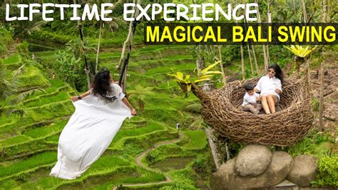 Ep5 Bali Swing Tegalalang Rice Terraces Bali Swing Bali Vlog Bali Travel Bali Swing Ubud