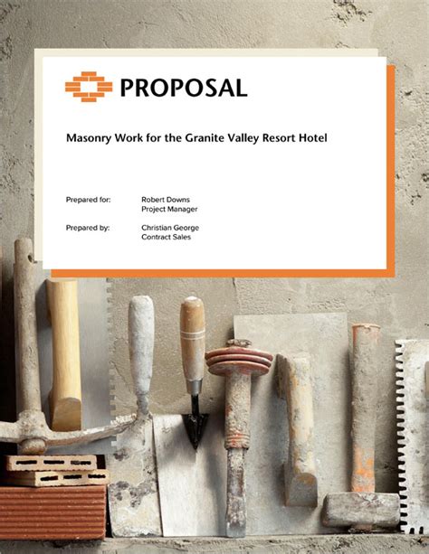 Masonry Proposal Template