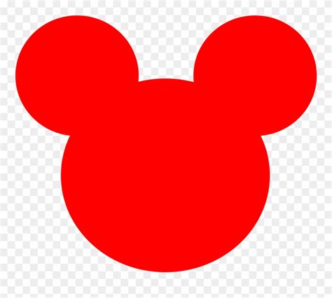 Download Free Disneyland Clip Art Mickey Head Red Png Transparent Png