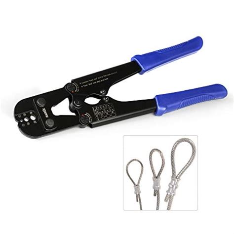 Iwiss Wire Rope Crimping Tool For Aluminum Oval Sleevesstop Sleeves