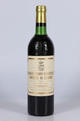 1983 Château Pichon Longueville Comtesse de Lalande Bordeaux 96