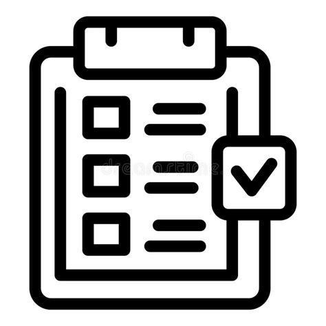 Clipboard Showing Completed Checklist With Checkmark Symbol For Web