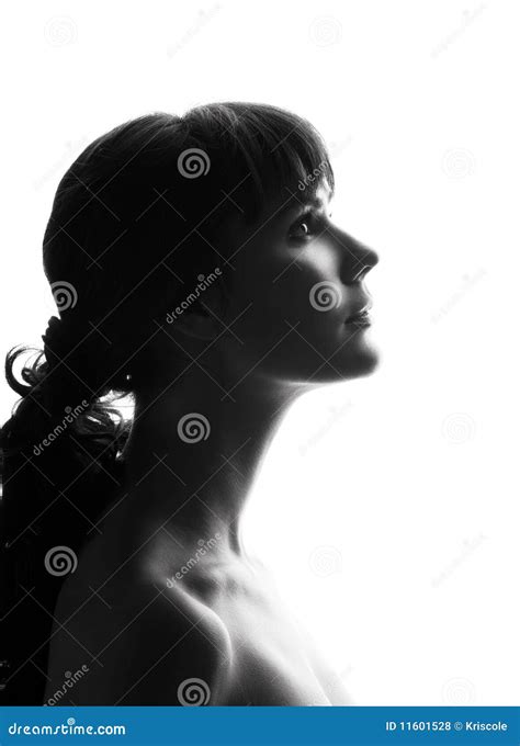 Verticale D Une Belle Fille Profil Photo Stock Image Du Assez