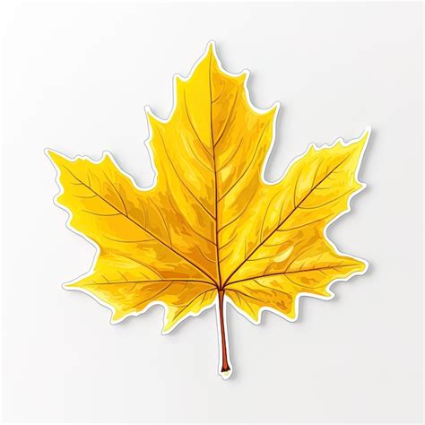 Premium Photo A Yellow Leaf With The Word Autumn On It