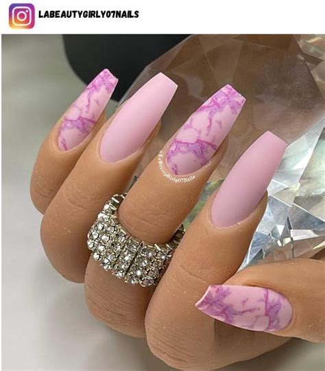 56 Hot Pink Marble Nail Designs For 2024 Nerd About Town