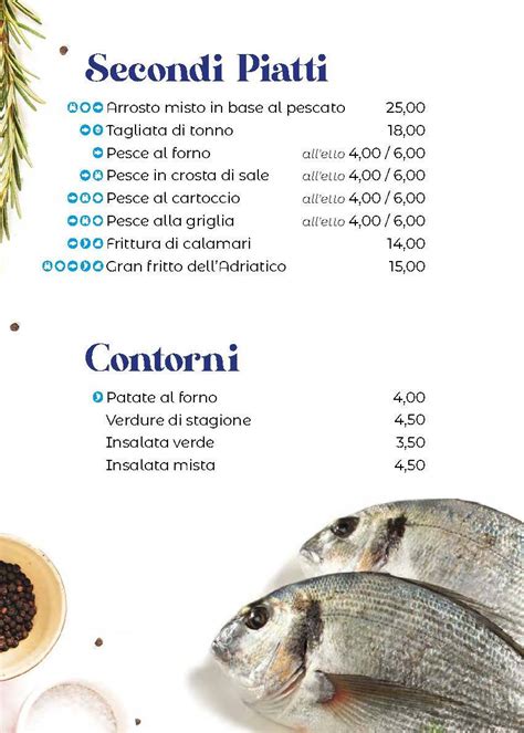 Menu Da Ristorante La Dolce Vita Montese