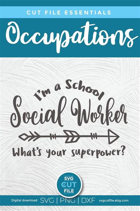 School Social Worker Svg School Social Work Svg Social Services Gift