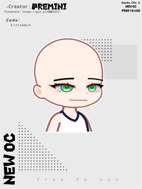 Gacha life 2 free to use face base | Club design, Character design ...