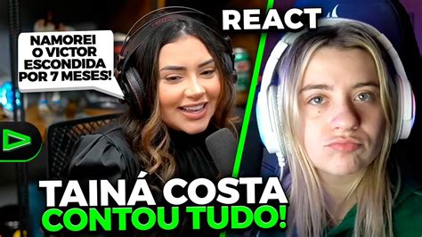 Loud Voltan Reagindo À TainÁ Costa No Podpah Youtube