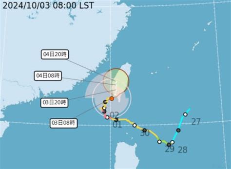 明再放颱風假？氣象署最新風雨預測出爐 「12縣市停班課」達標