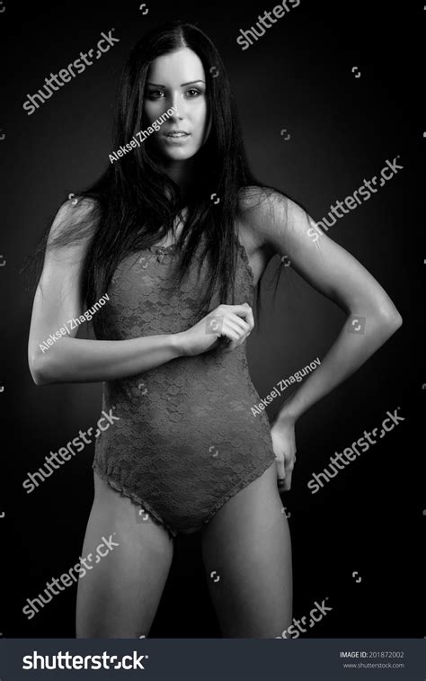 Beautiful Woman Lingerie Black White Photo Stock Photo Shutterstock