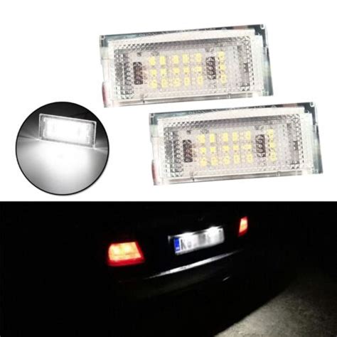 Error Free Led License Plate Lights For Bmw Series E Improved