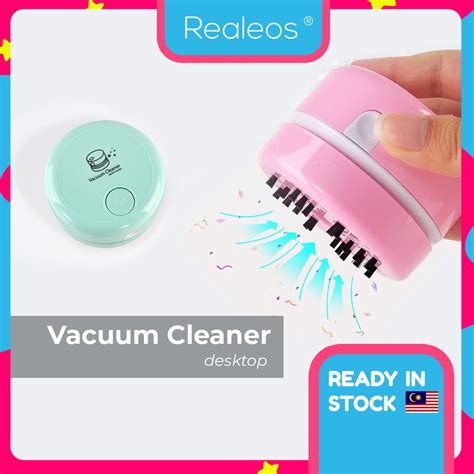 Realeos Desktop Vacuum Cleaner Mini Sweeper Handheld Cleaning Dust For