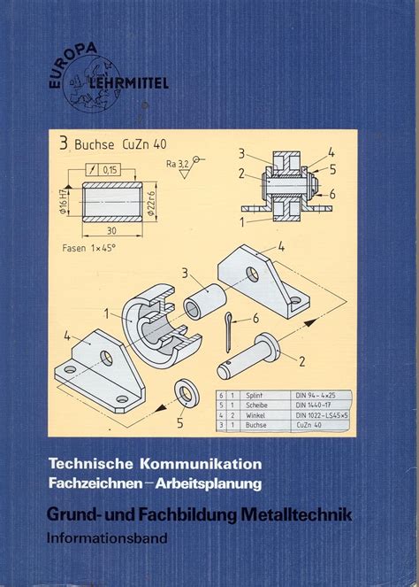 Technische Kommunikation Fachzeichnen Arbeitsplanung Grund Und