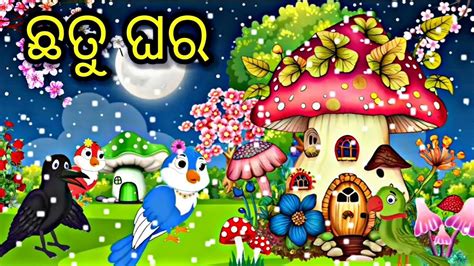 Mushroom House Tiki Chadhei Gapa Odia Gapa Bird Stories Chadhei