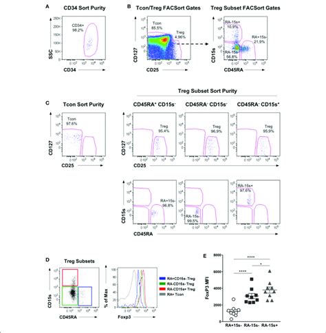 Flow Cytometry Analysis And Purification Strategy Of Treg Tcon And