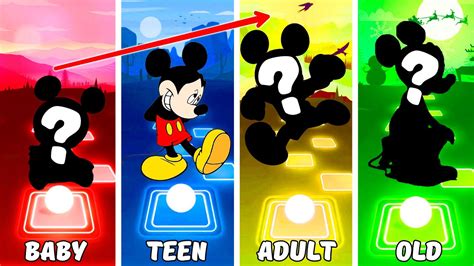 Tiles Hop Mickey Mouse Growing Up Full Tilesmeme Youtube