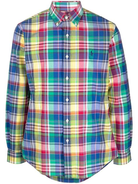 Polo Ralph Lauren Polo Pony Plaid Shirt Farfetch