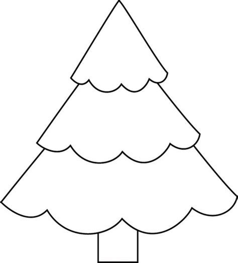 Sapin Coloriage Vorlage Natal Ausmalbilder Weihnachtsbaum Vorlagen