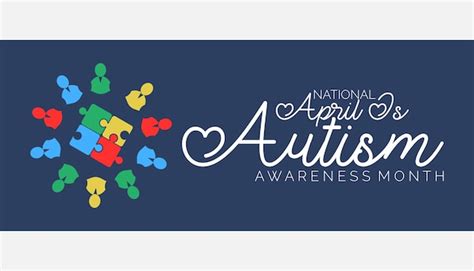 Premium Vector Vector Illustration On The Theme Of National Autism