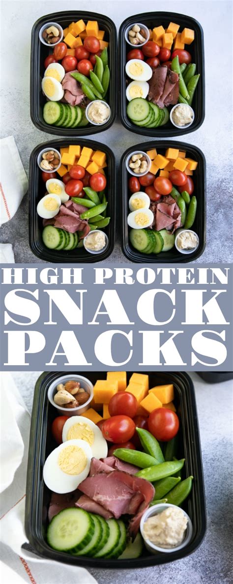 Protein Snack Pack Easy Lunch Meal Prep The Forked Spoon