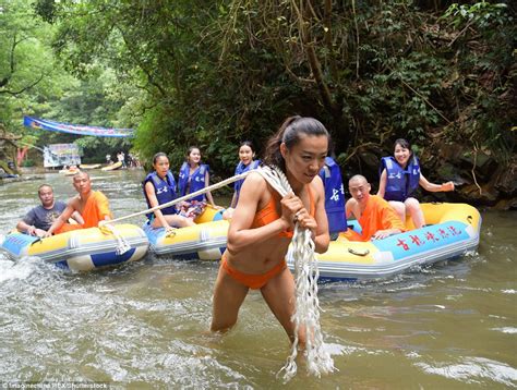 Bikini Clad Graduates Fights Shaolin Monks To Become Rafting Lifesavers