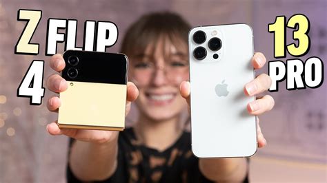 Galaxy Z Flip 4 Vs Iphone 13 Pro Why Im Switching 😍 Youtube