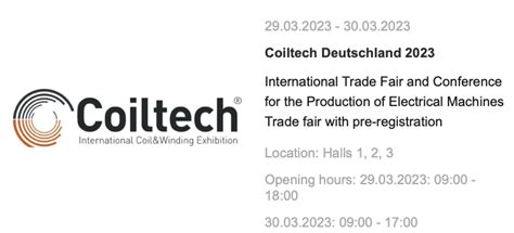 Coiltech Deutschland 2023 Hirst Magnetics