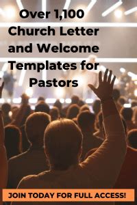 Church Welcome Templates for Speech or Bulletin