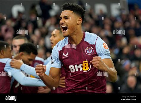 Aston Villas Ollie Watkins Celebrates After John Mcginn Not Pictured