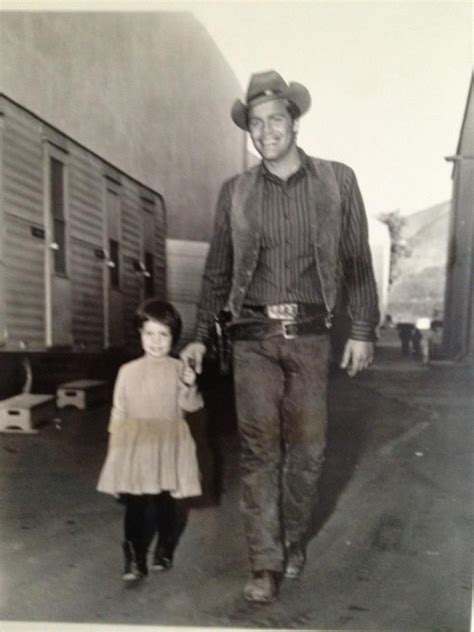 Doug Mcclure As Trampas From The Virginian And His Daughter Tané