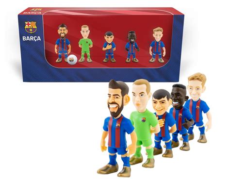 Football Fc Barcelona Pack Of Figure Minix Cm Shopforgeek