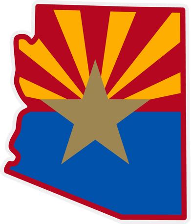 Az State Emblem Yellow Cab Arizona