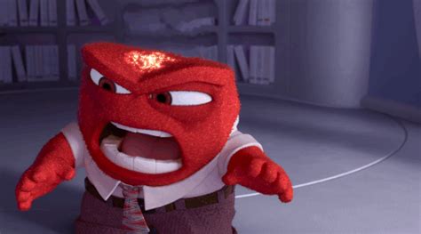 Angry Inside Out  By Disney Pixar Find And Share On Giphy