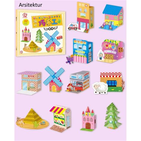 Jual Buku Kerajinan Tangan Buku 3d Craft Kertas Origami 3d Prakarya Anak Buku Diy 3d