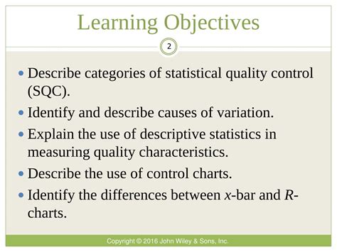 Ppt Chapter Statistical Quality Control Sqc Powerpoint