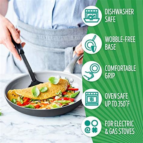 GreenLife Pro Hard Anodized Healthy Ceramic Nonstick, 12 Piece Cookware Pots and Pans Set, PFAS ...