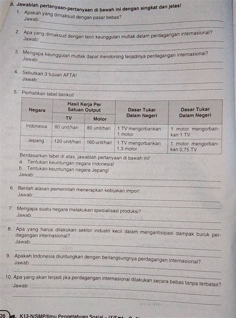 Telah Dijawab Ll Jawablah Pertanyaan Pertanyaan Di Bawah Ini Dengan