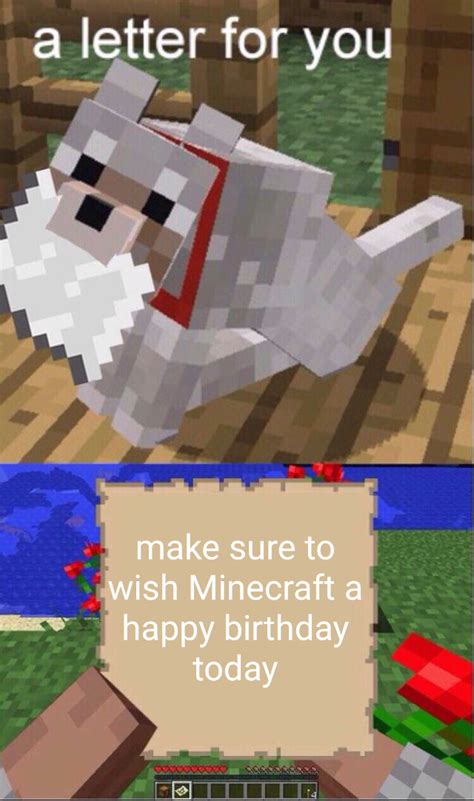 Happy Birthday Minecraft Rmemes