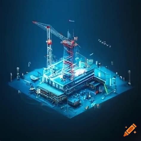 Digitalization In The Construction Industry Concept On Craiyon