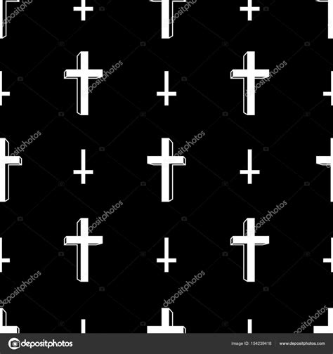 Christian Cross Pattern Background