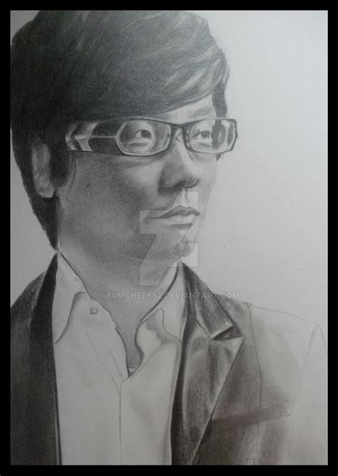 Hideo Kojima Portrait Metal Gear Solid Creator By Bumcheeks2 On