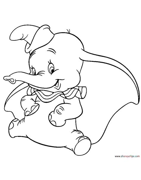 Baby Dumbo Mom Coloring Coloring Pages