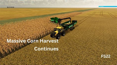 Massive Corn Harvest Continues On Big Fields Xxl Youtube