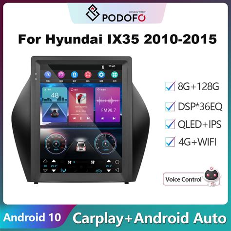 Podofo Android For Hyundai Ix35 2010 2015 9 7 Car Radio Multimedia 2